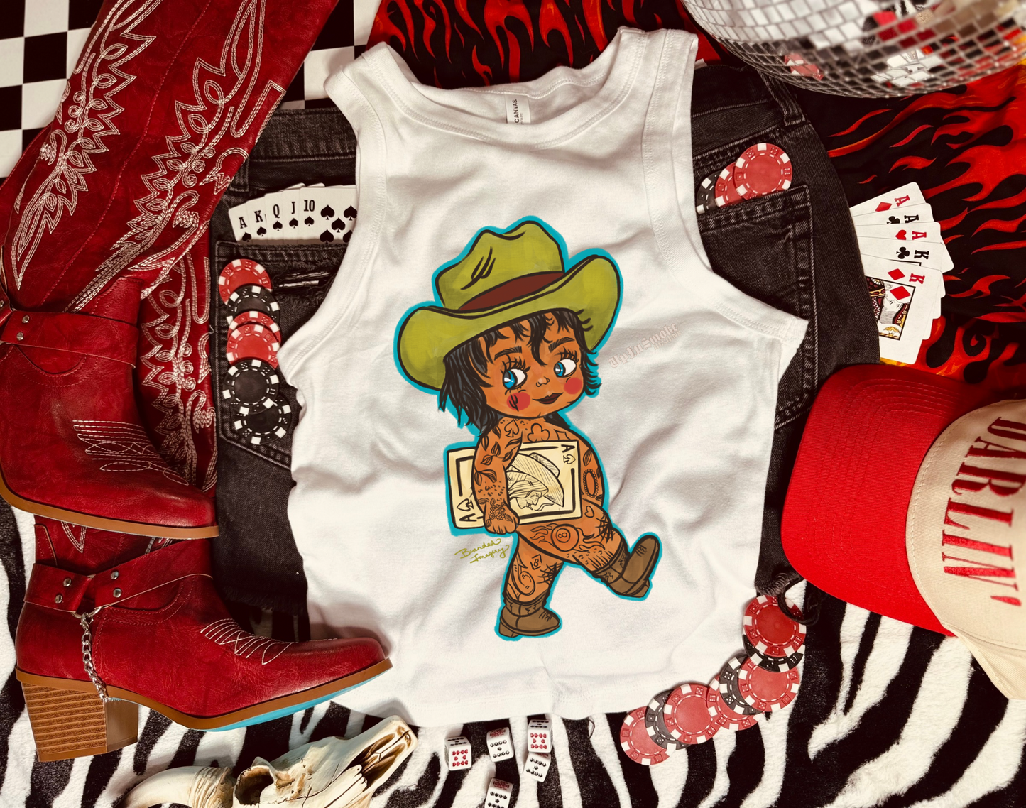 Stamp-edge Frankie Tank
