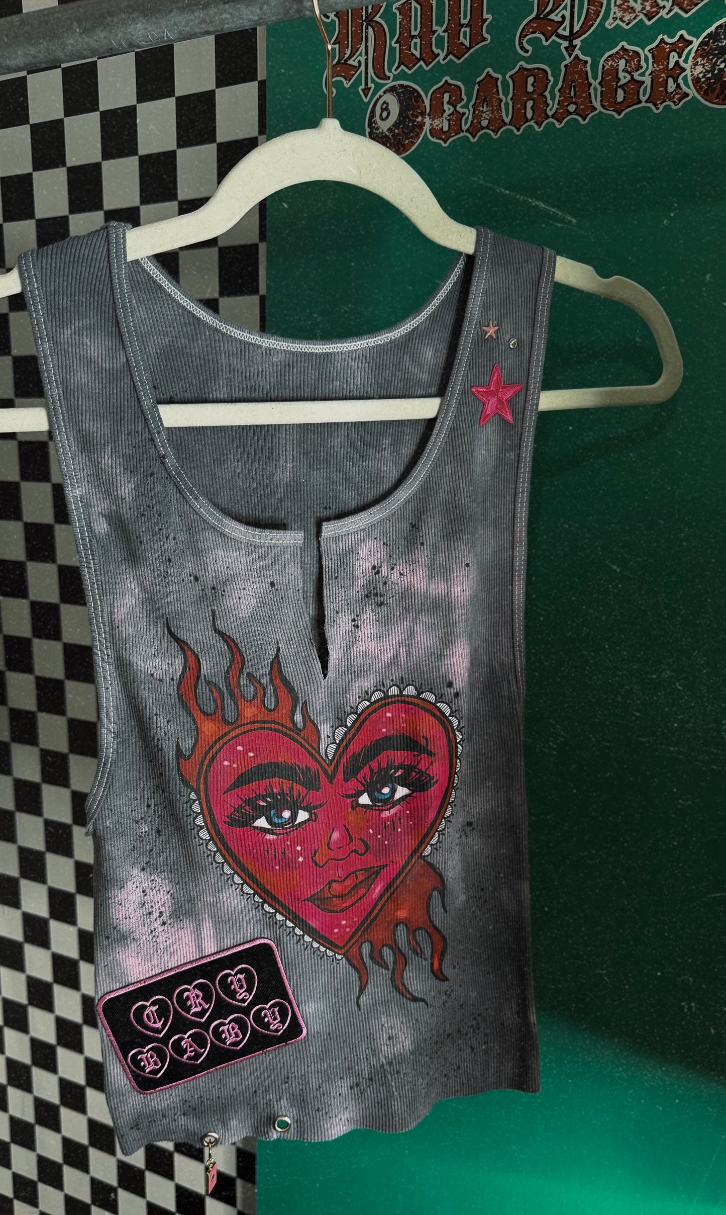 Cry Baby custom tank -large