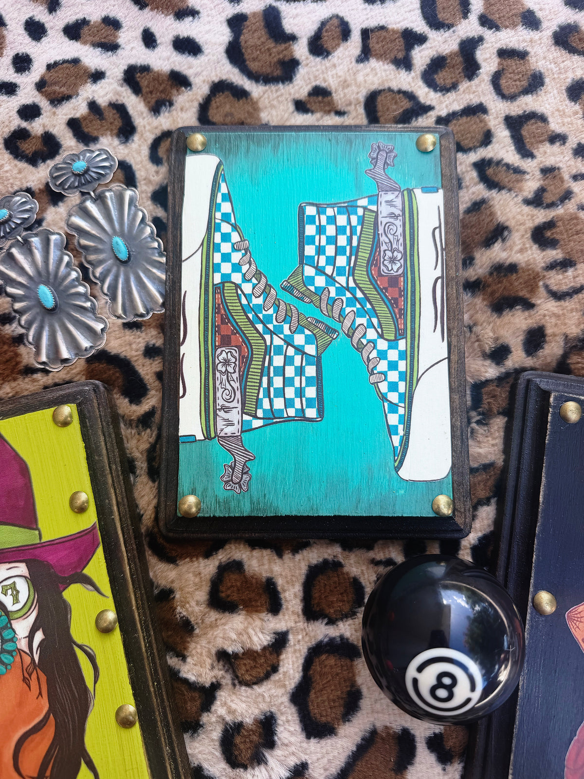 Checkered Out Wall Decor 5X7