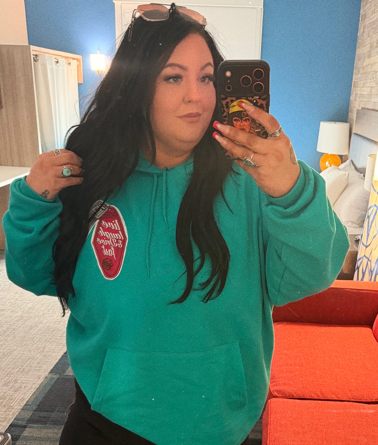 Live, Laugh, Drive Fast hoodie