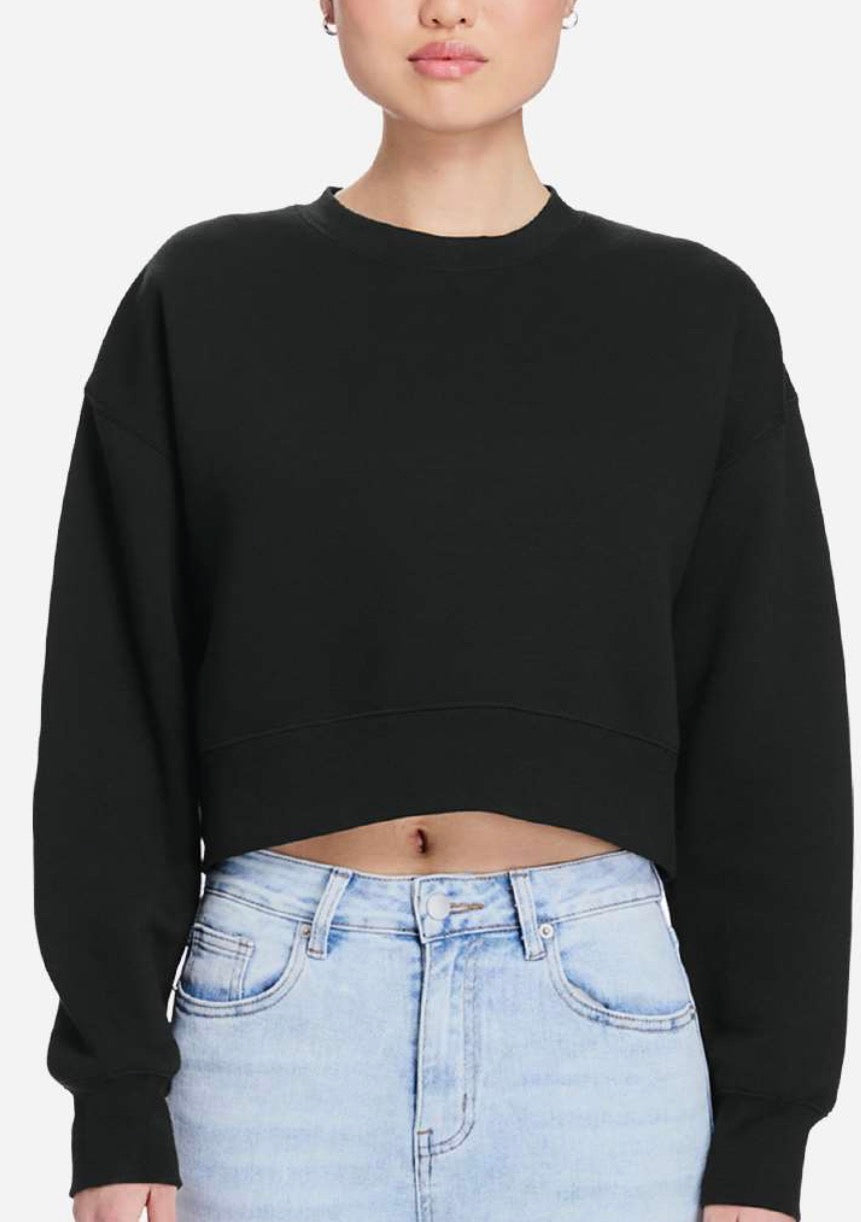 Her Wild Side Cropped Crew
