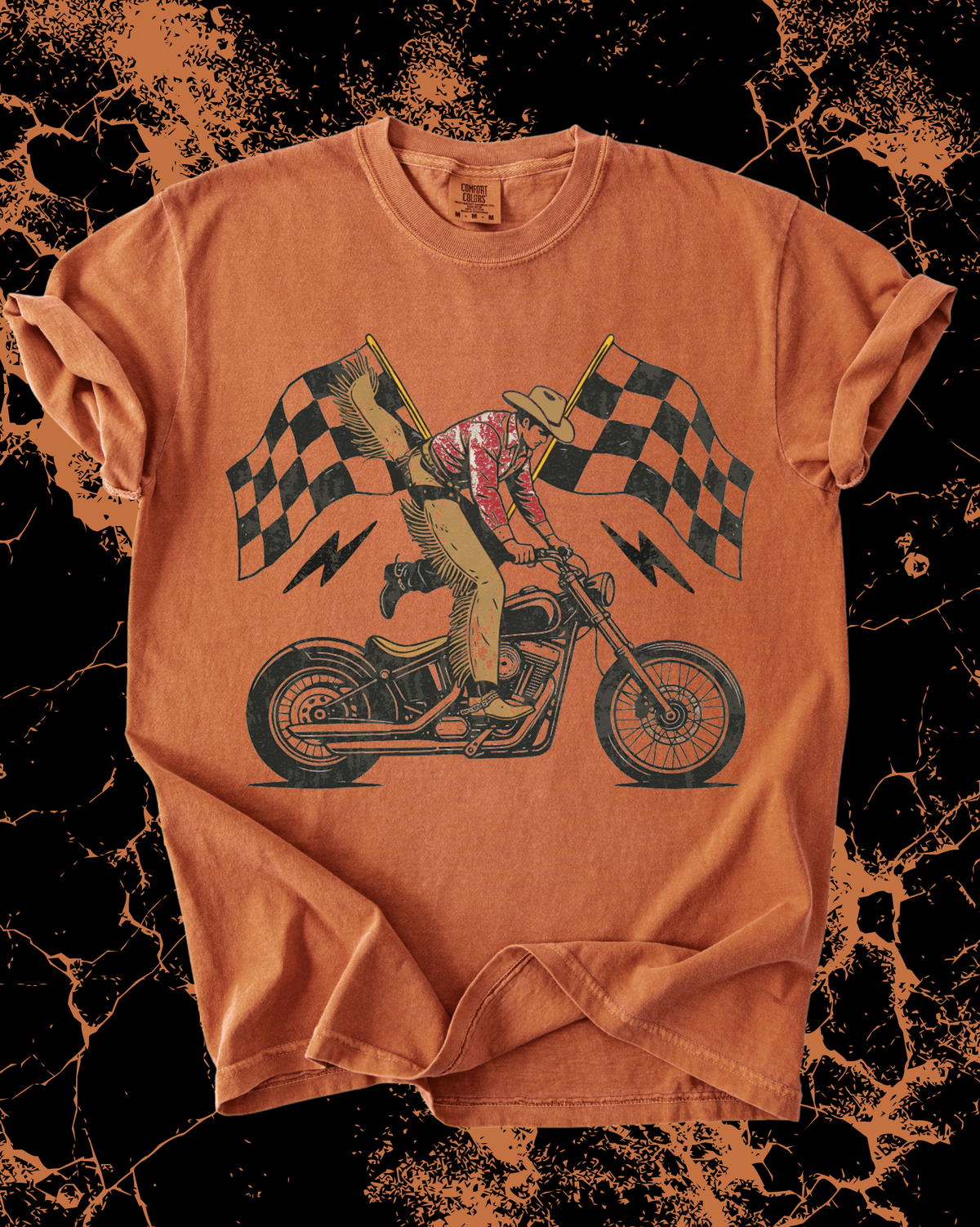 Moto Cowboy Tee