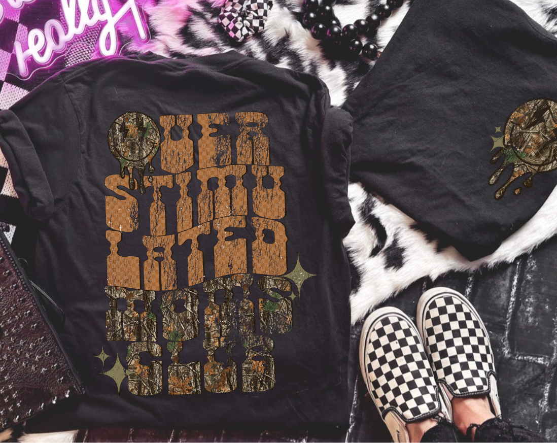 Overstimulated Moms Club Tee