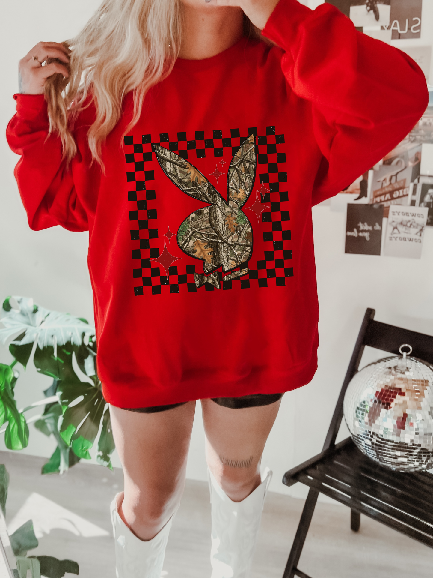 Camo Bunny Crew