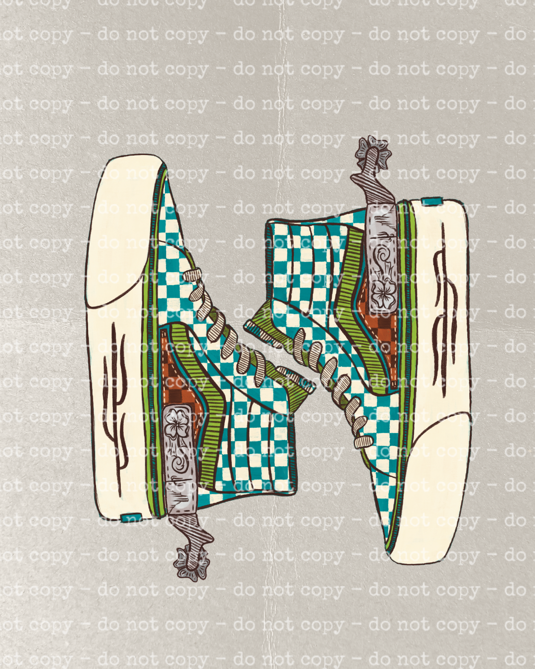 CHECKERED OUT 2.0 DTF TRANSFER