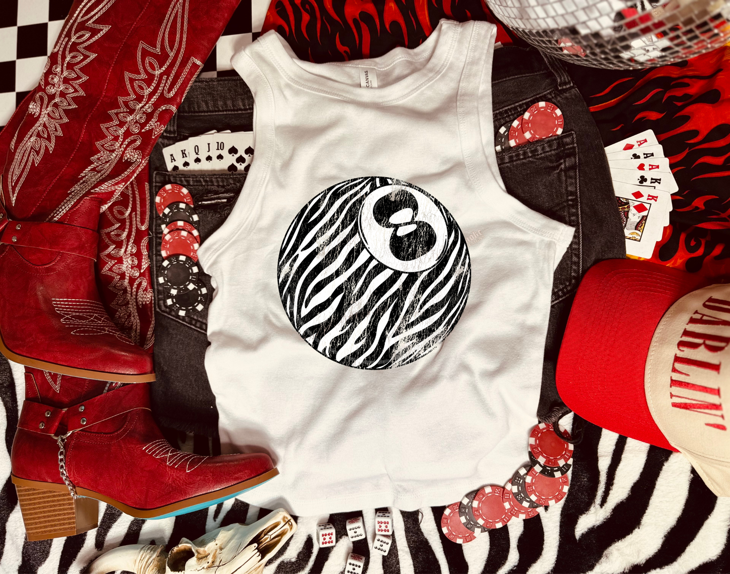 Zebra 8 ball Tank