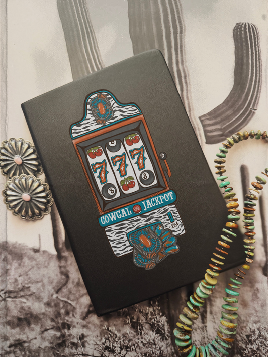 Cowgal jackpot Hardcover Journal