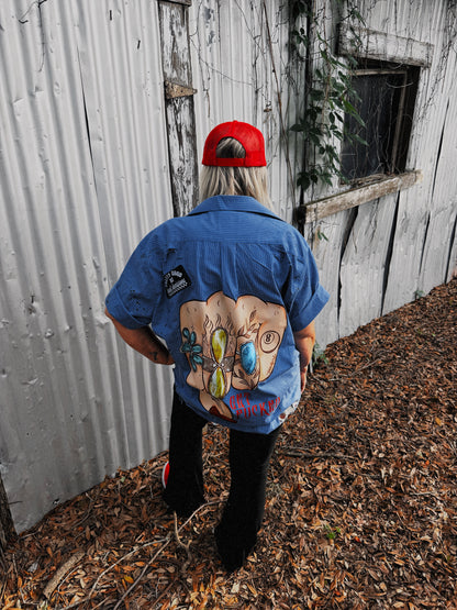 Get Fucked Button up-XL