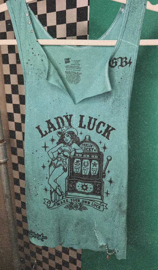 Lady Luck Custom Tank-XL
