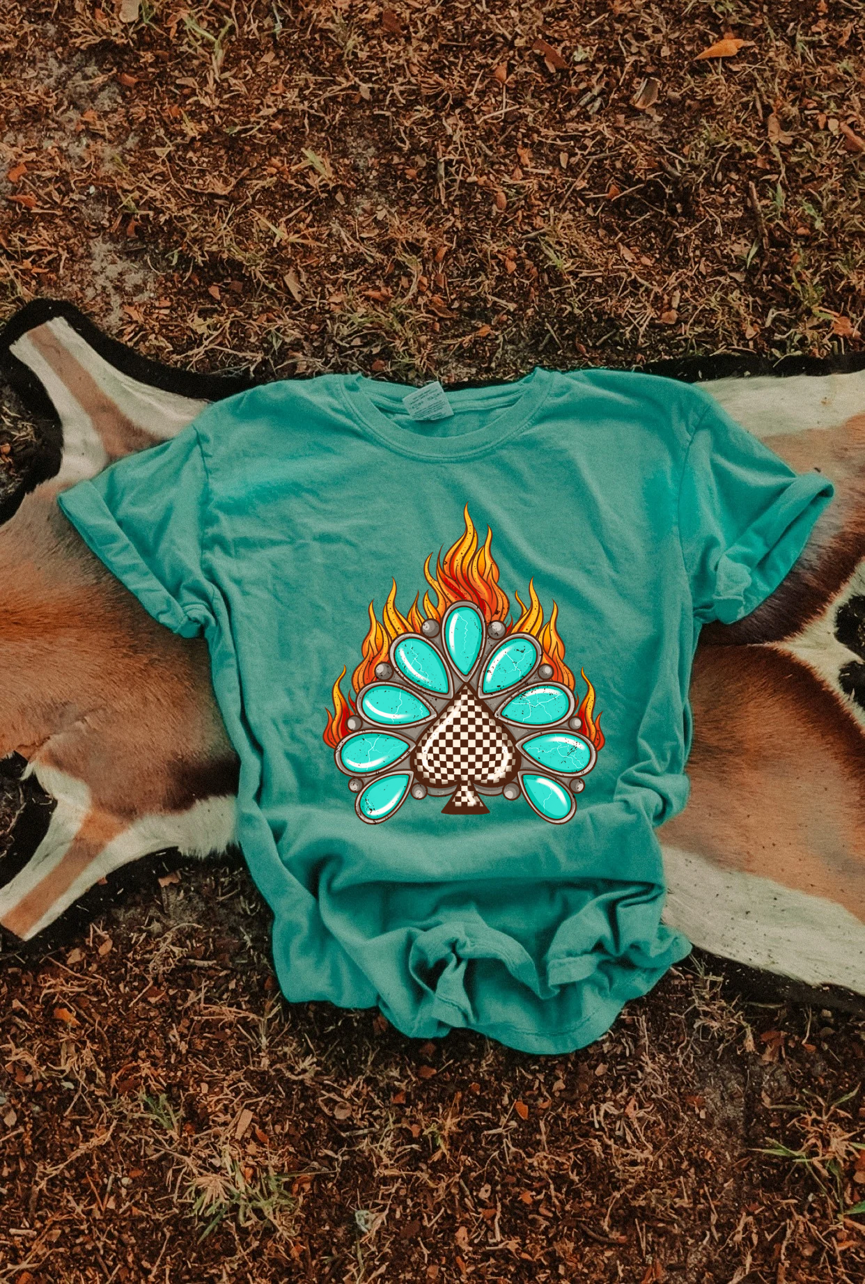Flamin Spade Tee