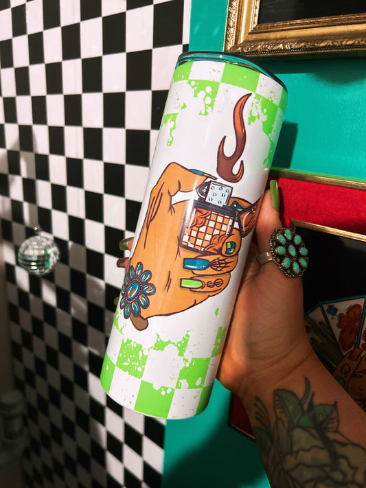 Light that B on Fire Tumbler