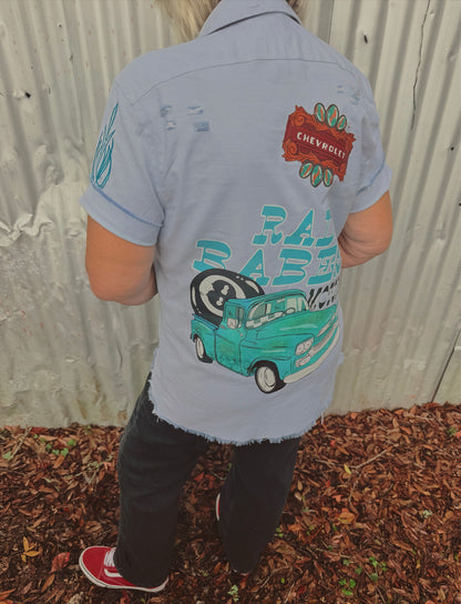 Rad Babes Motors Button Up-size small