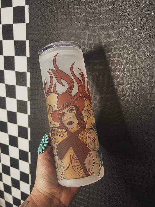 Sinner’s playground frosted Tumbler