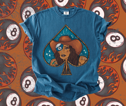 Brunette Spade Bombshell tee