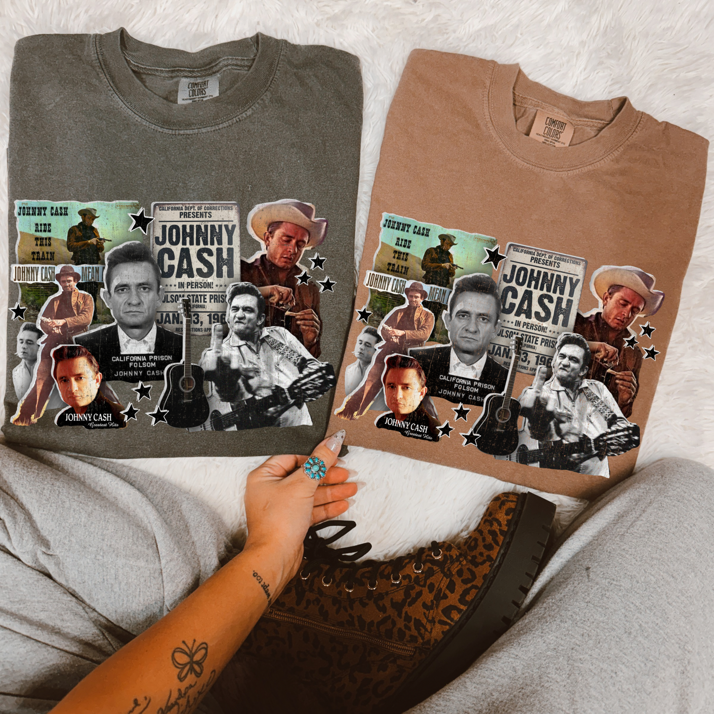 Cash collage tee