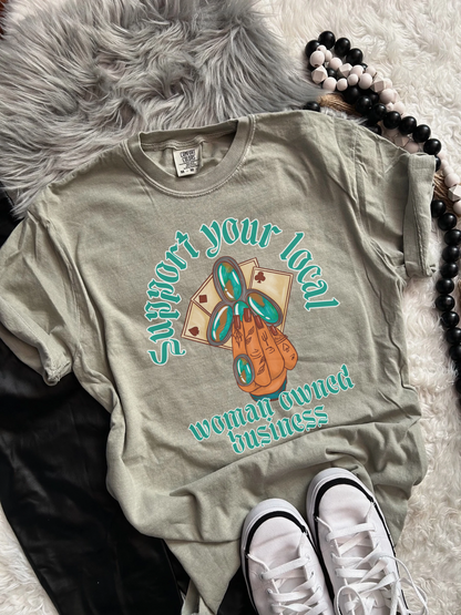Support Women owned tee