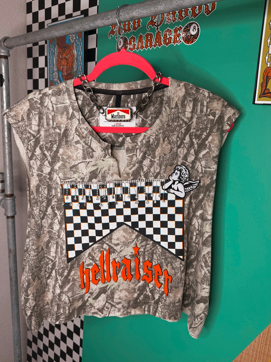 Hellraiser camo muscle tees- L-XL