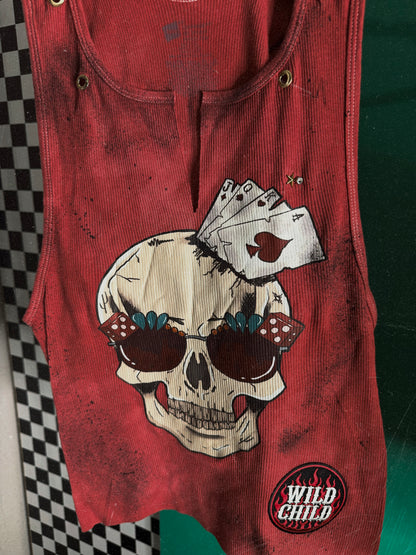 Dicey Skull custom tank -2x
