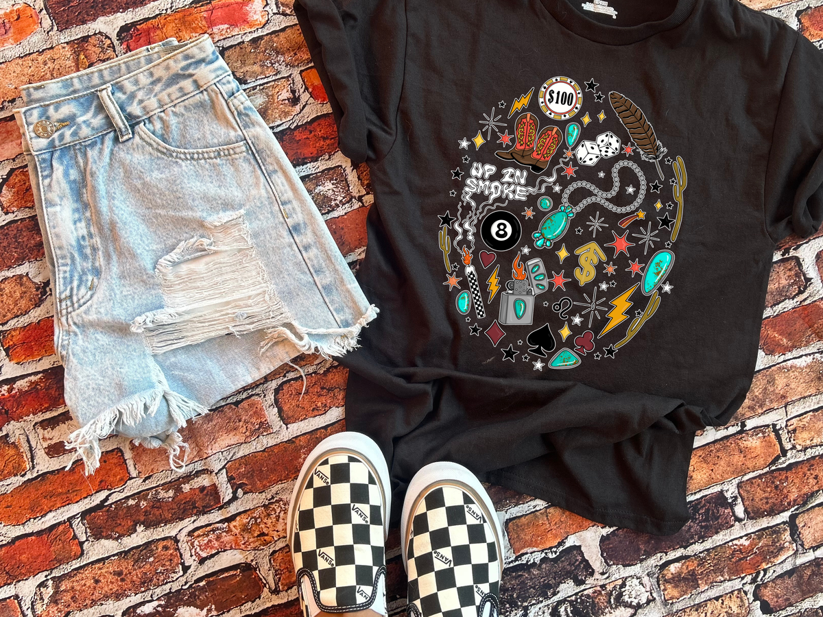 Up in Smoke Birthday Collage Tee