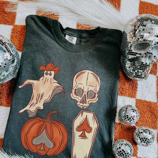 Spooky collage tee