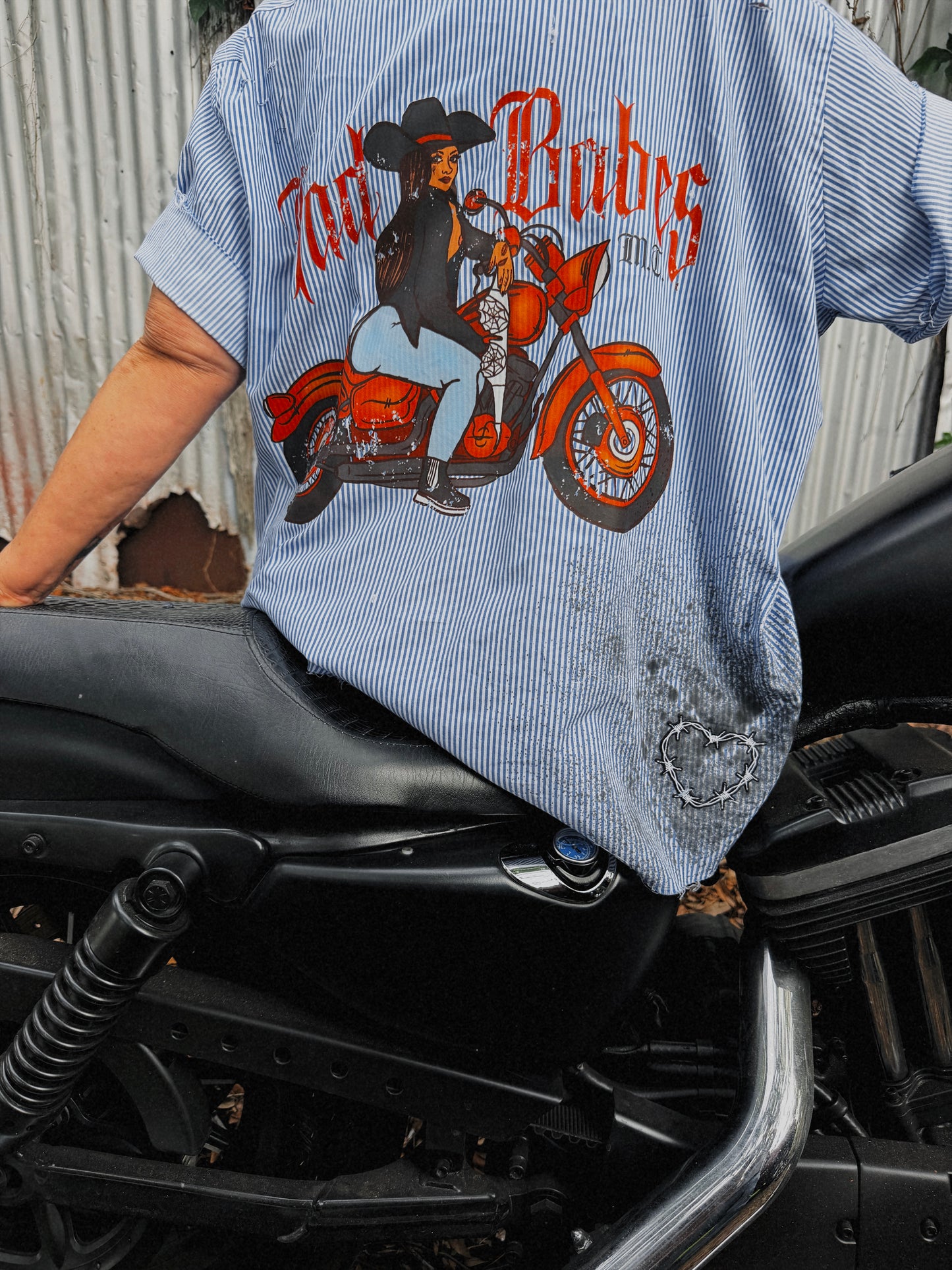Rad Babes MC Button Up- XXL TALL