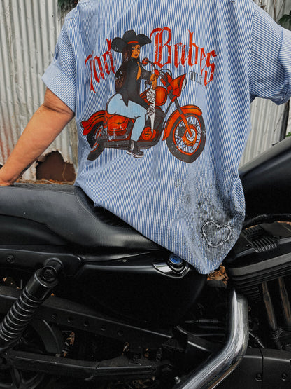 Rad Babes MC Button Up- XXL TALL