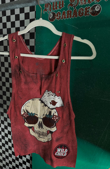 Dicey Skull custom tank -2x