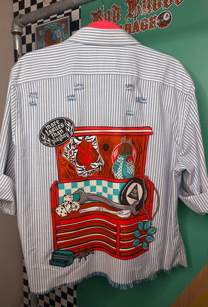 Shop Rat Button Up-size L/XL