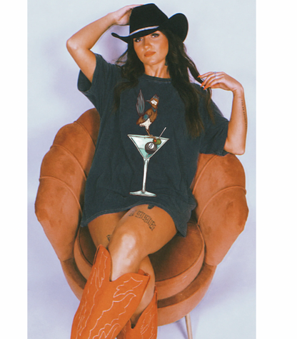 Roadrunner martini tee