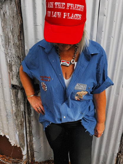 Get Fucked Button up-XL