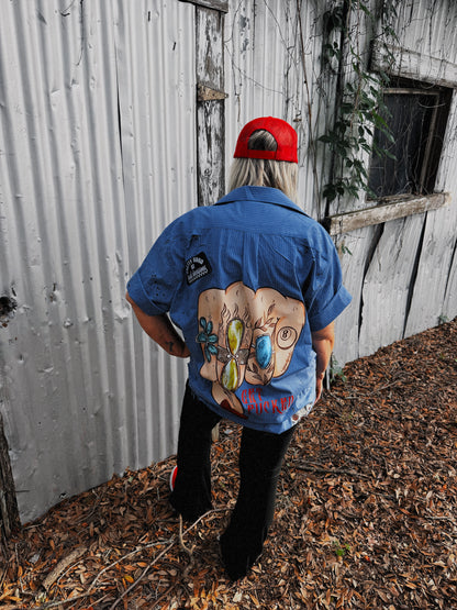 Get Fucked Button up-XL