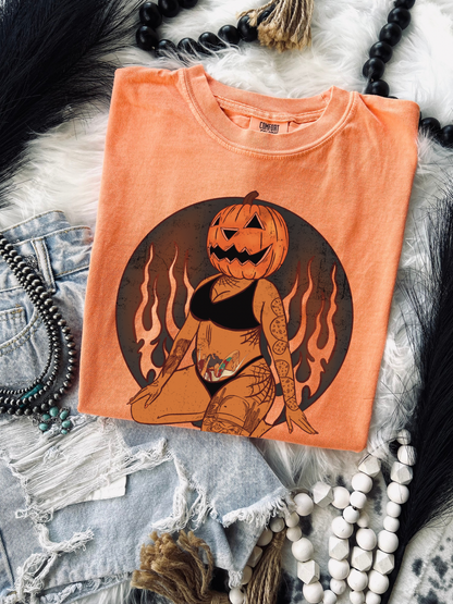 Pumpkin Baddie tee