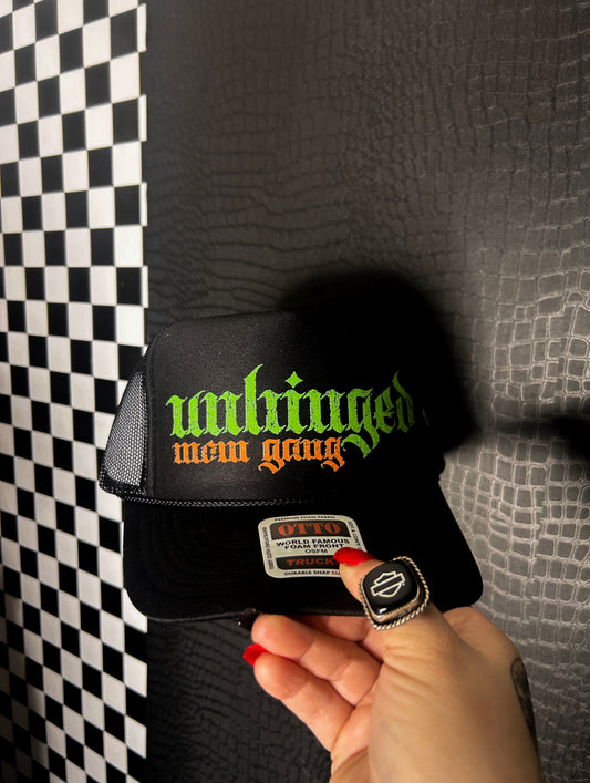 Unhinged mom gang Hat