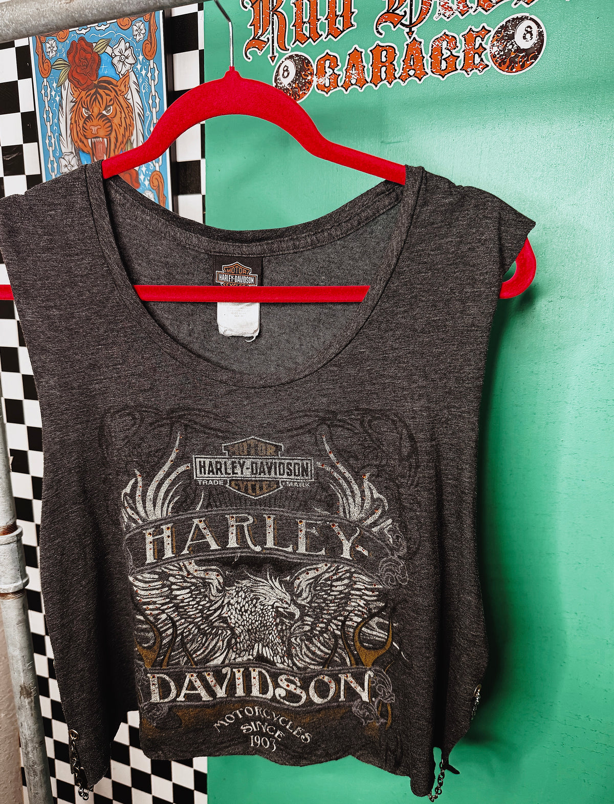 Upcycle HD muscle tee-size 1X