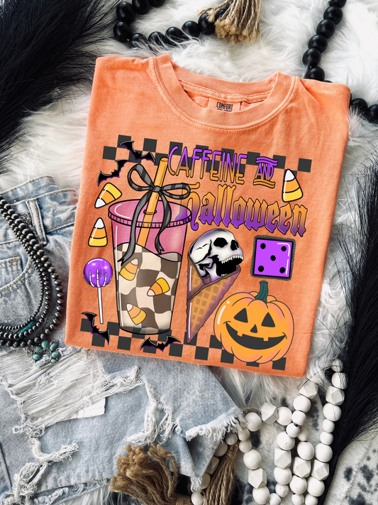 Caffeine & Halloween Tee