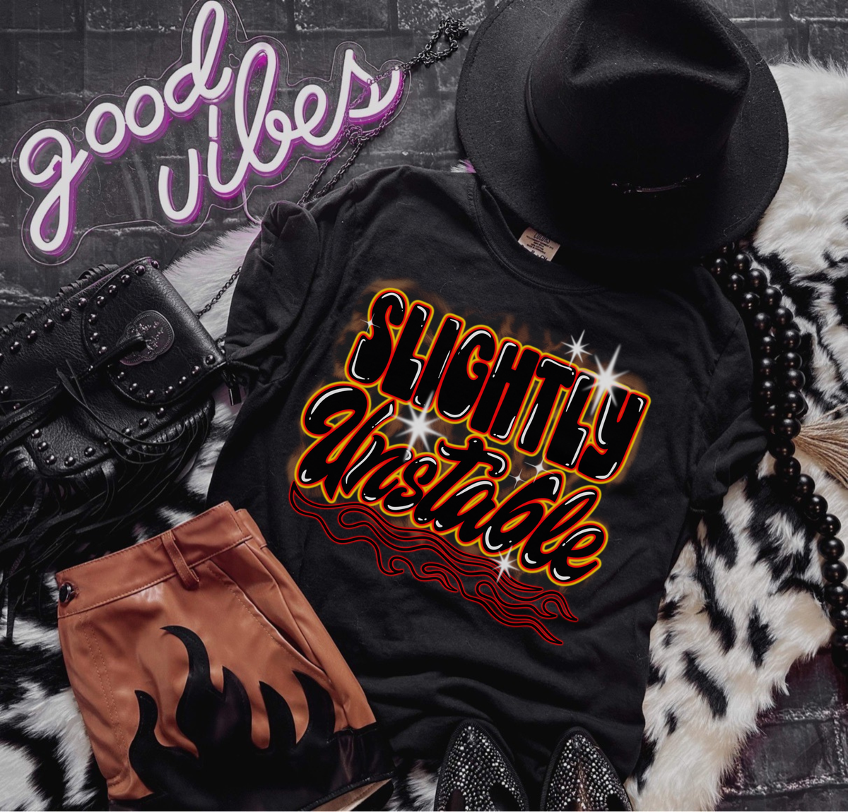 Slightly unstable tee