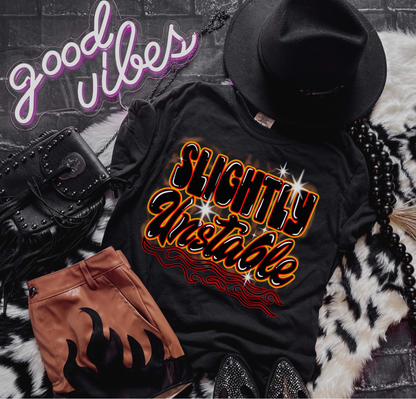 Slightly unstable tee