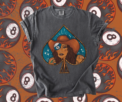 Brunette Spade Bombshell tee