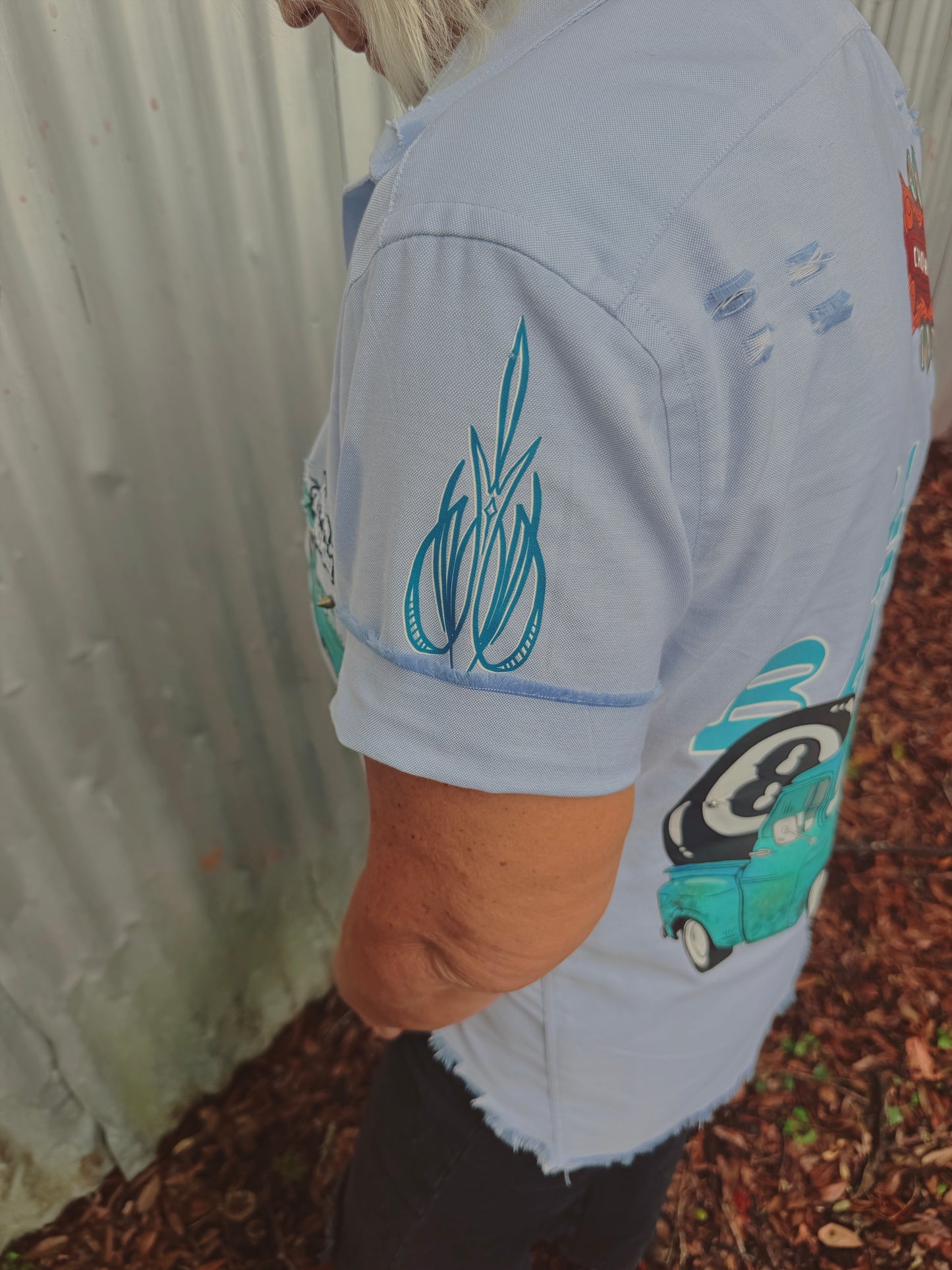 Rad Babes Motors Button Up-size small