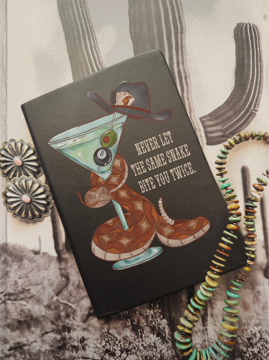 Snake Hardcover Journal