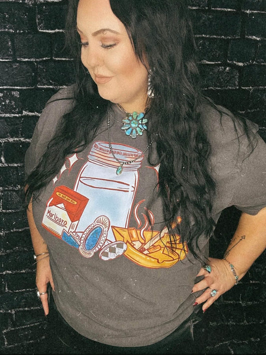 Marlboros and Moonshine tee