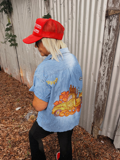 Cactus King Customs Button Up-XL
