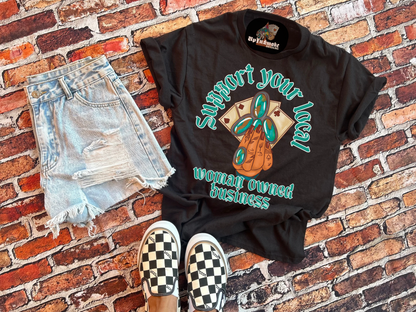Support Women owned tee