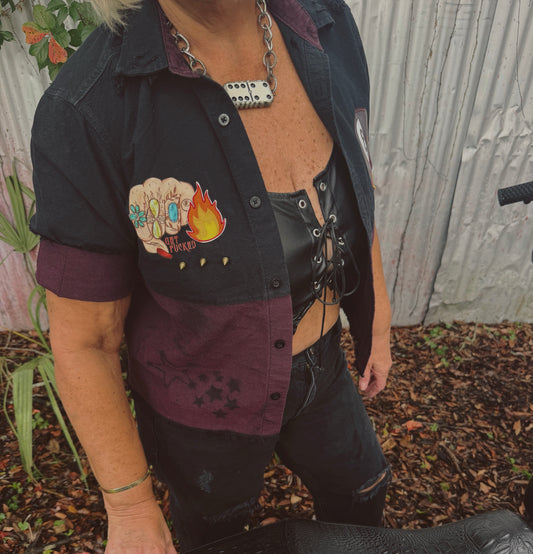 Back on my BS Button Up-size small