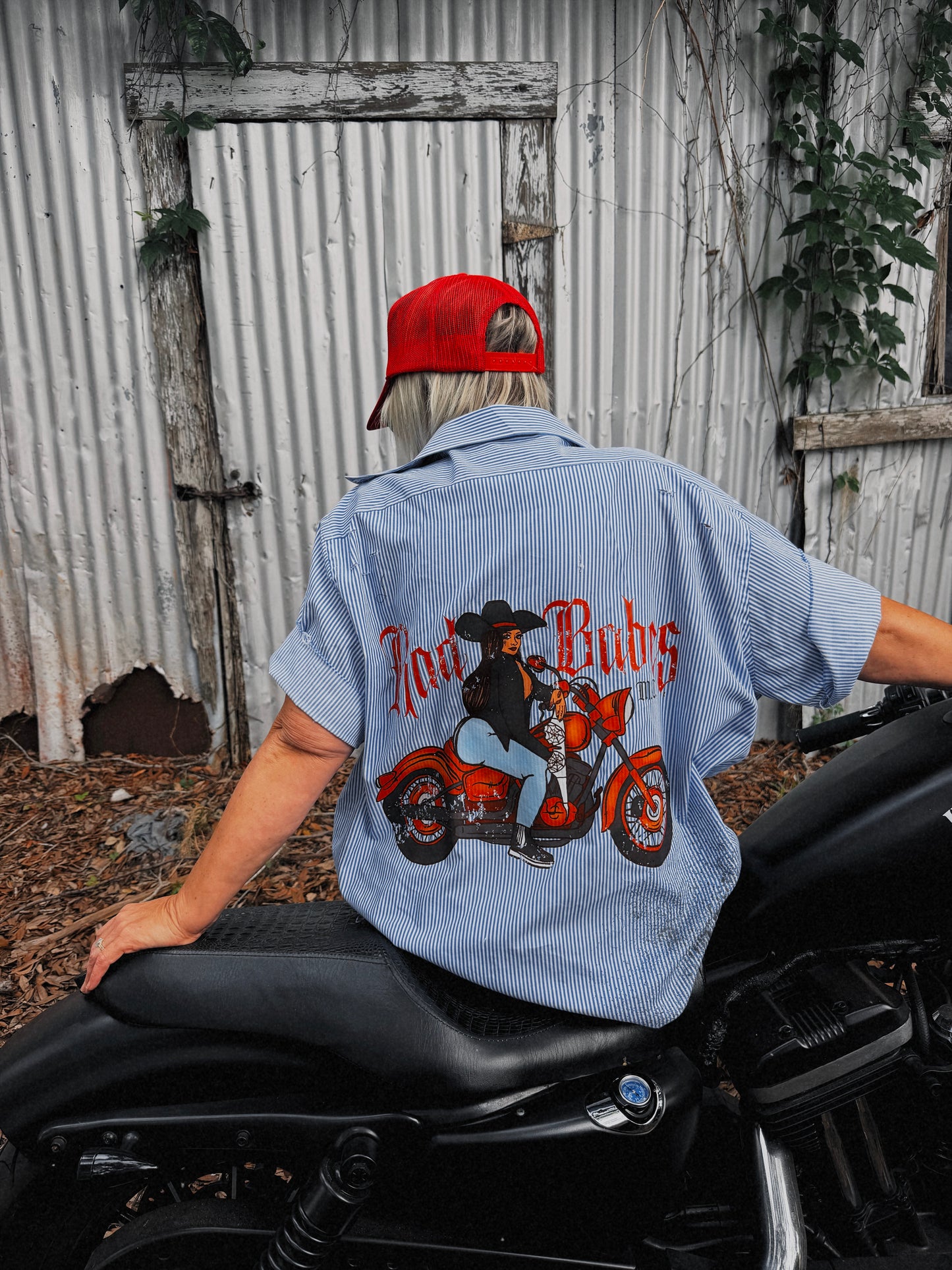 Rad Babes MC Button Up- XXL TALL
