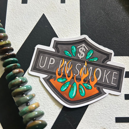 Up in smoke sticker