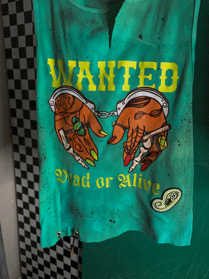 Wanted Dead or Alive custom tank -2x