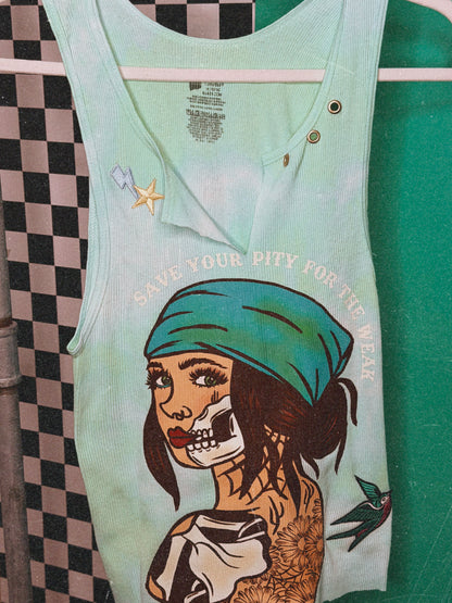 Save your Pity Tank-size xl