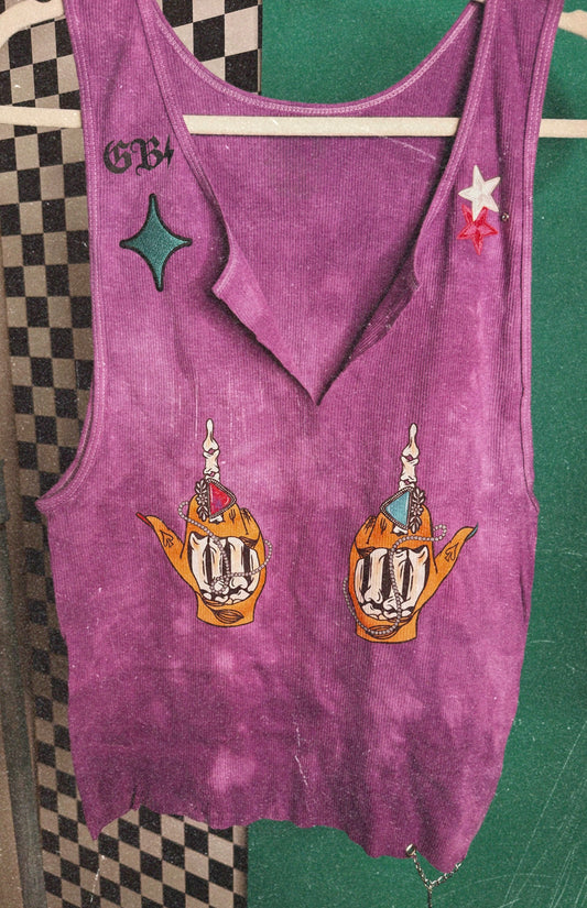 Middle Fingers Up Custom Tank-2X