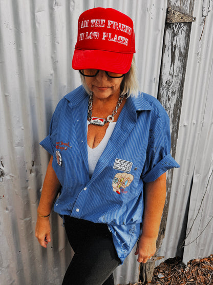 Get Fucked Button up-XL